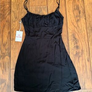 ARITZIA SUNDAY BEST SUN-DEH Black Mini Dress Small